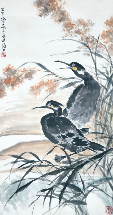 喬木 花鳥單片 91*49cm