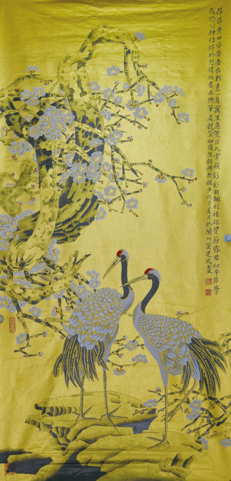 莫建成 鶴單片 138*68cm